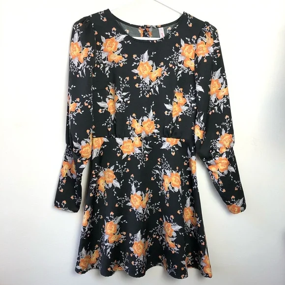 Free People Size 0 Parker Floral Long Sleeve Dress - Picture 3 of 10